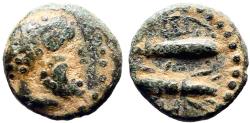 Ancient Coins - Pisidia, Selge AE12.5 Herakles & club / Thunderbolt & bow