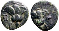 Ancient Coins - Caria, Rhodes AE10 Rose / Rose