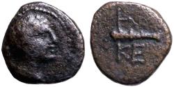 Ancient Coins - Pisidia, Keraitai AE12 Artemis / Club