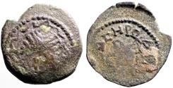 Ancient Coins - Judaea. Herodians. Herod I the Great AE19 4 Prutot