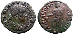 Ancient Coins - Gordian III AE26 Hadrianopolis, Thrace.  Hermes