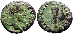 Ancient Coins - Septimius Severus AE16 Moesia Inferior, Nikopolis ad Istrum. Club of Herakles