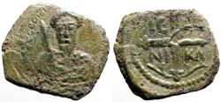 Ancient Coins - Principality of Antioch. Tancred. Regent AE23 Follis. Cross