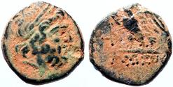 Ancient Coins - Amisos, Pontos. AE19 Zeus / Eagle on thunderbolt