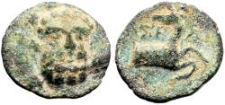 Ancient Coins - Selge, Pisidia AE12 Herakles facing / Stag