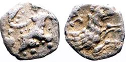 Lycaonia, Laranda AR9 Obol. Ba'al / Wolf | Greek Coins