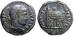 Ancient Coins - Constantine I AE18.5 Camp gate.  Rome