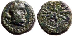 Ancient Coins - Pisidia, Selge AE12.5 Herakles & club / Thunderbolt & bow