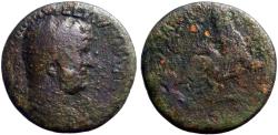 Ancient Coins - Hadrian AE24 Cappadocia, Tyana. Tyche & River God
