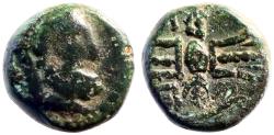 Ancient Coins - Pisidia, Selge AE13 Herakles & club / Thunderbolt & bow