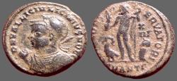 Ancient Coins - Licinius II as Caesar AE3 Helmeted Bust / Jupiter.  Antioch