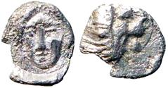 Ancient Coins - Satraps of Caria, Hekatomnos AR5 Tetartemorion. Mylasa