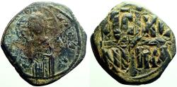 Ancient Coins - Anonymous Class C AE27 Follis. Attributed to Michael IV