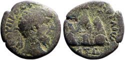 Ancient Coins - Lucius Verus  AE19 Cappadocia, Caesarea.  Mt. Argaeus