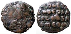Ancient Coins - Constantine VII AE25 Follis. Constantinople