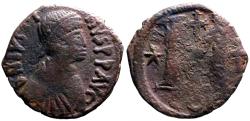 Ancient Coins - Justinian I AE29 Follis. Constantinople