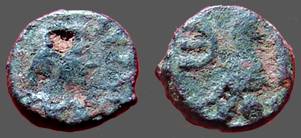 Ancient Coins - Justin I AE Pentanummium, Tyche of Antioch in shrine, Antioch.   SB#111.
