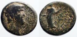 Ancient Coins - Nero AE16 Mastaura, Lydia. Goddess