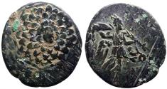 Ancient Coins - Pontos, Amisos AE23 Aegis with facing head of Gorgon at center