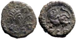 Ancient Coins - Leo I AE11 Lion.  Constantinople