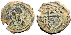 Ancient Coins - Principality of Antioch. Tancred. Regent AE22 Follis. Cross