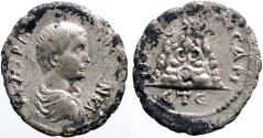 Ancient Coins - Caracalla AR18 Drachm. Cappadocia, Caesarea. Mt. Argaeus