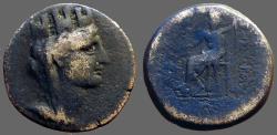 Ancient Coins - Cilicia, Mopsos. AE21  Tyche / Zeus w. Nike & Sceptre