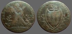 World Coins - Edinburgh Halfpenny, Conder Token AE29 1792