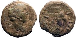 Ancient Coins - Thrace, Aenos AE17 Hermes / Asklepios