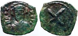 Ancient Coins - Phocas AE17 Decanummium.  Constantinople
