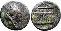Ancient Coins - Cilicia, Tarsus AE19 Pseudo-autonomous.  Decastyle temple