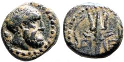 Ancient Coins - Pisidia, Selge AE11 Herakles & club / Thunderbolt & bow