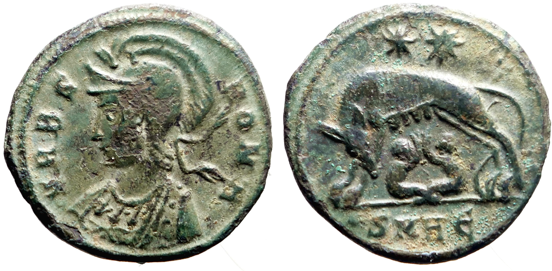 Urbs Roma AE19 Heraclea | Roman Imperial Coins