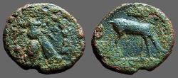 Ancient Coins - Ionia, Ephesos AE18  Bee / Stag