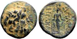 Ancient Coins - Phrygia, Apameia AE22 Zeus / Cult statue of Artemis Anaïtis