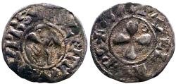 World Coins - France, Bishops of Valence. AR18 Denier12th century