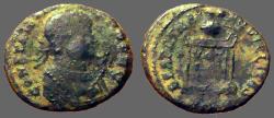 Ancient Coins - Constantine I AE3 Globe on Altar.  Trier
