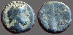 Ancient Coins - Pisidia. Amblada. AE14 Herakles / Club of Herakles