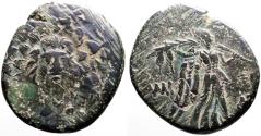 Ancient Coins - Pontos, Amisos AE19 Aegis with facing head of Gorgon at center