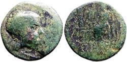 Ancient Coins - Satraps of Cilicia. Tarkondimotos I AE21 Zeus seated left