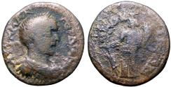 Ancient Coins - Gordian III AE25 Phrygia, Ococleia. Tyche