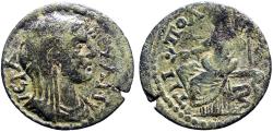 Ancient Coins - Lydia, Tripolis. Pseudo-autonomous issue AE23 Boule / Demeter