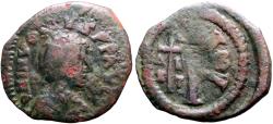 Ancient Coins - Justinian I AE28 Half Follis. Antioch
