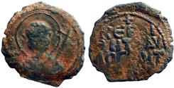 Ancient Coins - Crusader States, Principality of Antioch. Tancred. Regent AE22 Follis