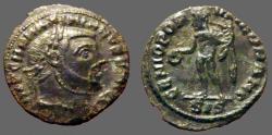 Ancient Coins - Maximianus I AE18 1/4Follis  Genius