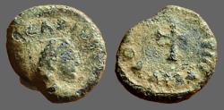 Ancient Coins - Arcadius AE4  Cross.  CONCORDIA.