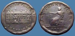 World Coins - Britain, Roscoe Place, Sheffield AE27.5  1/2 Penny  1812