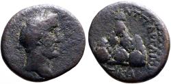 Ancient Coins - Antoninus Pius AE21 Mt. Argaeus.  Cappadocia