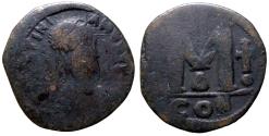Ancient Coins - Justinian I AE31 Follis. Constantinople