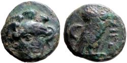 Ancient Coins - Troas, Sigeion AE12 Facing Athena / Owl